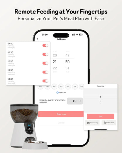 FeedCam™ Automatic Cat Feeder